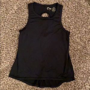 Zyia Black Mesh Tank